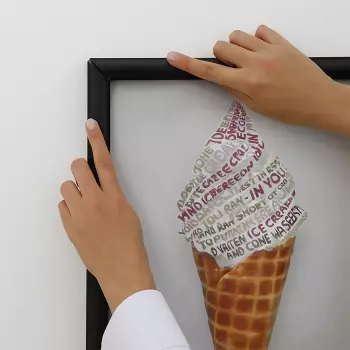 Podświetlana czarna ramka OWZ